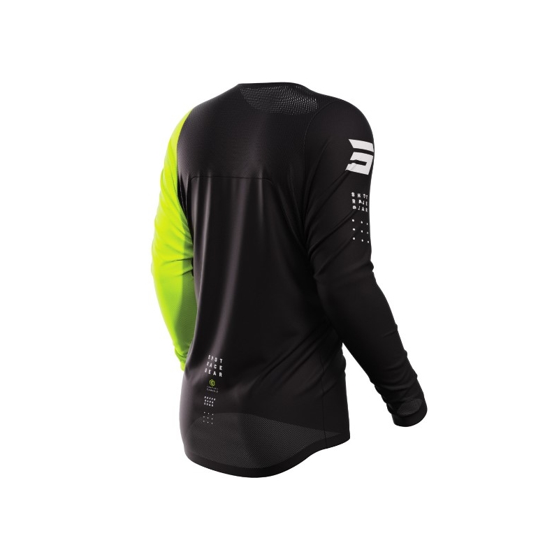 Maglia da motocross Shot Contact Camo 2.0 nero-giallo fluo Saldi