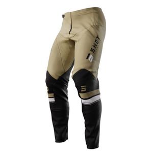 Pantaloni da motocross Shot Contact Heritage Nero e Marrone Saldi