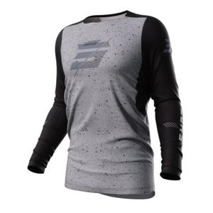 Maglia da motocross Shot Contact Speck nero-grigio Saldi
