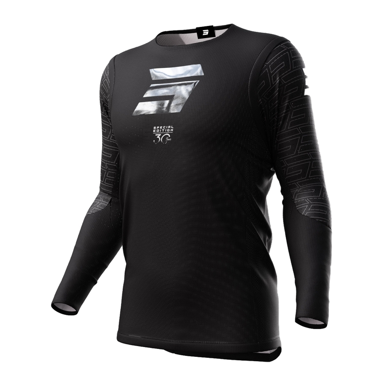 Maglia da motocross Shot Aerolite Legacy nera