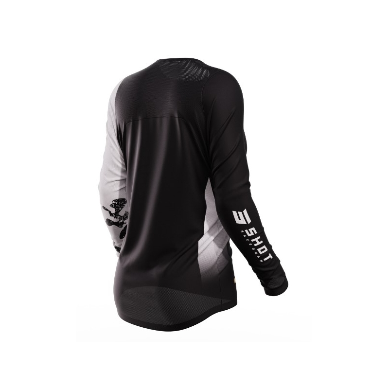 Maglia motocross donna Shot Contact Shelly 2.0 nero-bianco-marrone Saldi