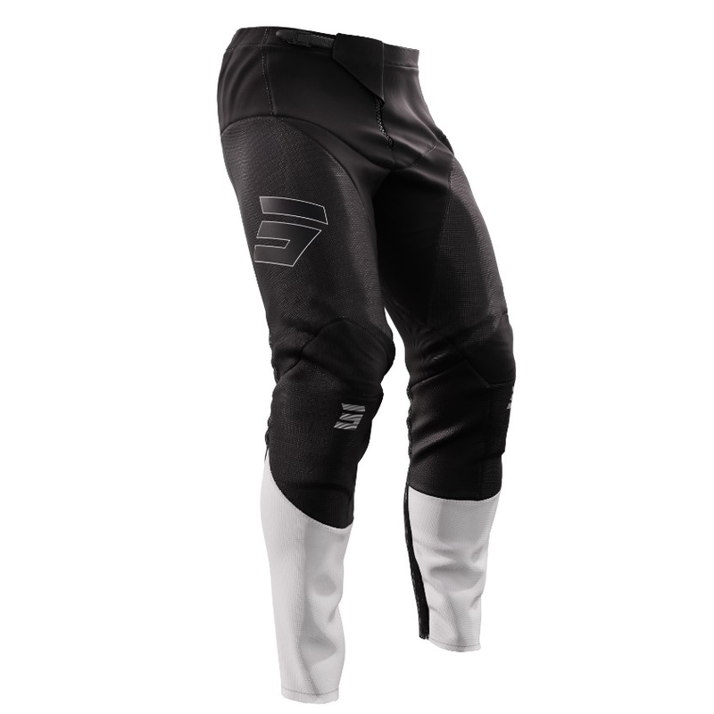 Pantaloni da motocross da donna Shot Contact Shelly in bianco e nero Saldi