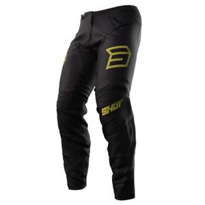 Pantaloni da motocross Shot Devo Army nero-oro Saldi