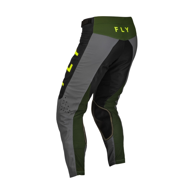 Motokrosové kalhoty FLY Racing Kinetic Jet černo-zelené hi-vis výprodej