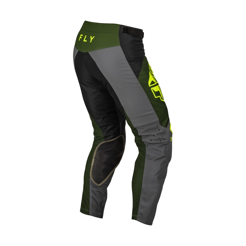 Motokrosové kalhoty FLY Racing Kinetic Jet černo-zelené hi-vis výprodej