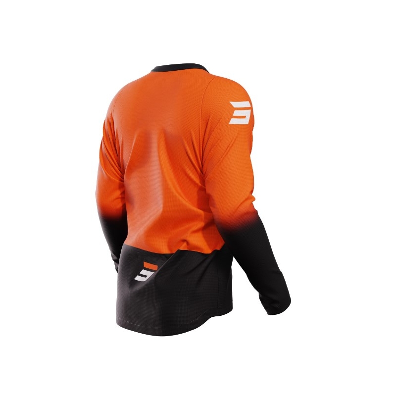 Maglia da motocross Shot Devo Reflex nero-arancio Saldi