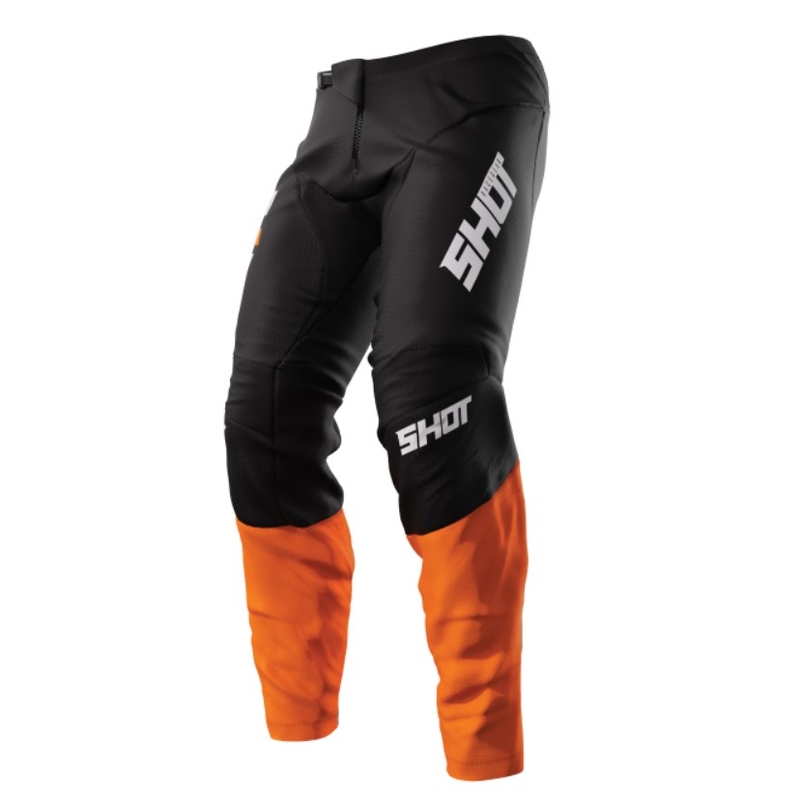 Shot Devo Reflex Motocross Pants Nero-Arancione Saldi