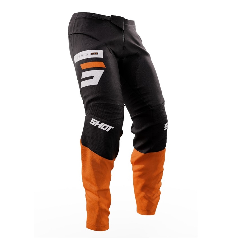 Shot Devo Reflex Motocross Pants Nero-Arancione Saldi