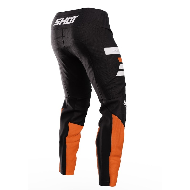 Shot Devo Reflex Motocross Pants Nero-Arancione Saldi