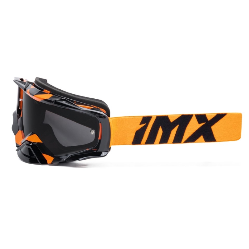 Occhiali da motocross iMX Dust Graphic nero-arancio Saldi
