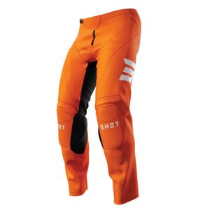 Pantaloni da motocross Shot Raw Escape neri-arancioni in saldo Saldi