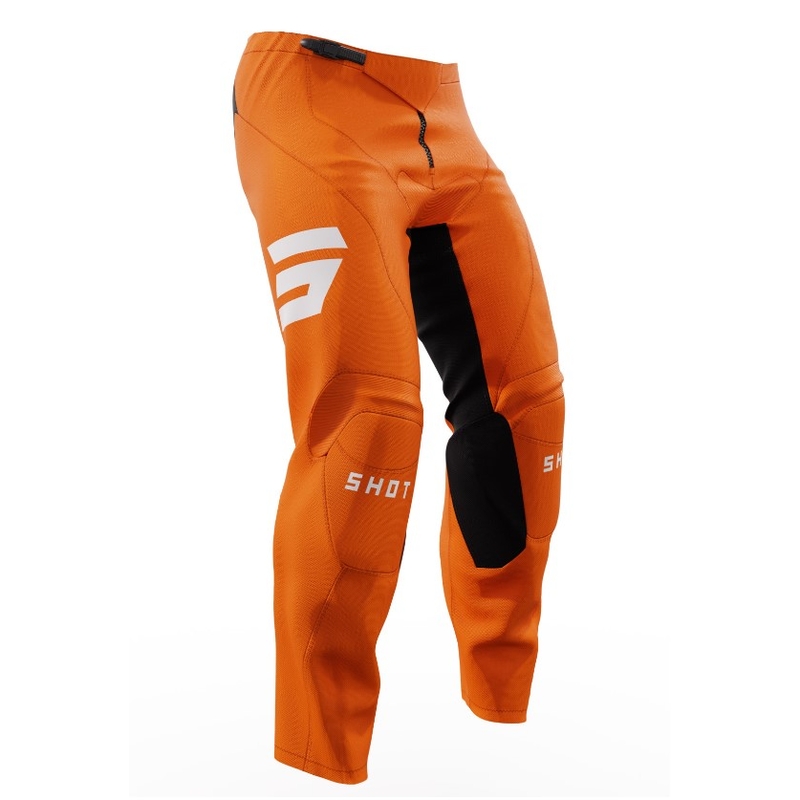 Pantaloni da motocross Shot Raw Escape neri-arancioni in saldo Saldi