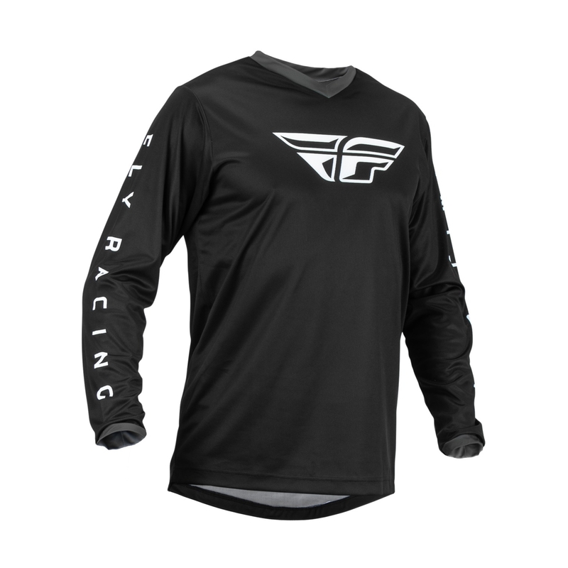 Motokrosový dres FLY Racing F-16 2023 černo-bílý výprodej