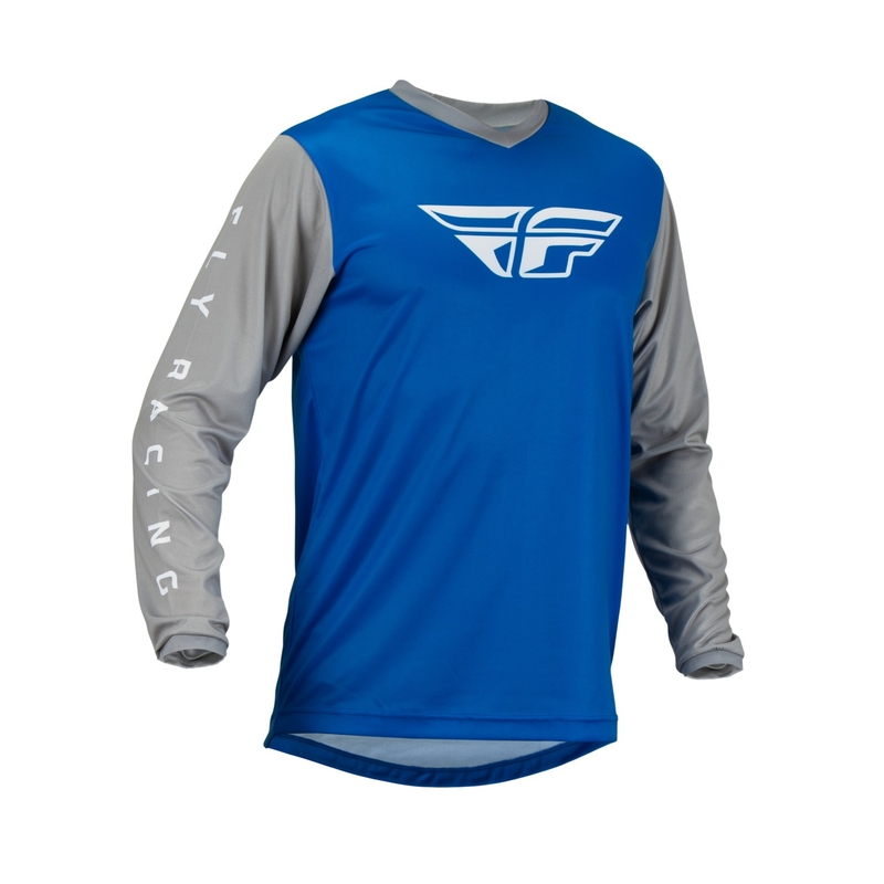 Motokrosový dres FLY Racing F-16 2023 modro-šedý výprodej
