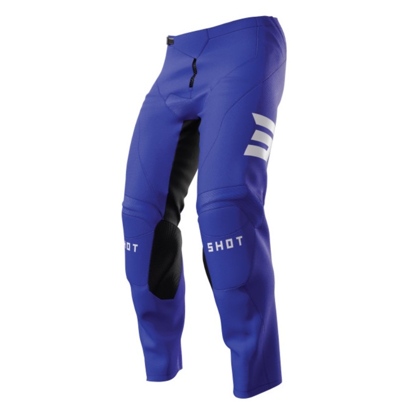 Pantaloni da motocross Shot Raw Escape Nero e Blu Saldi