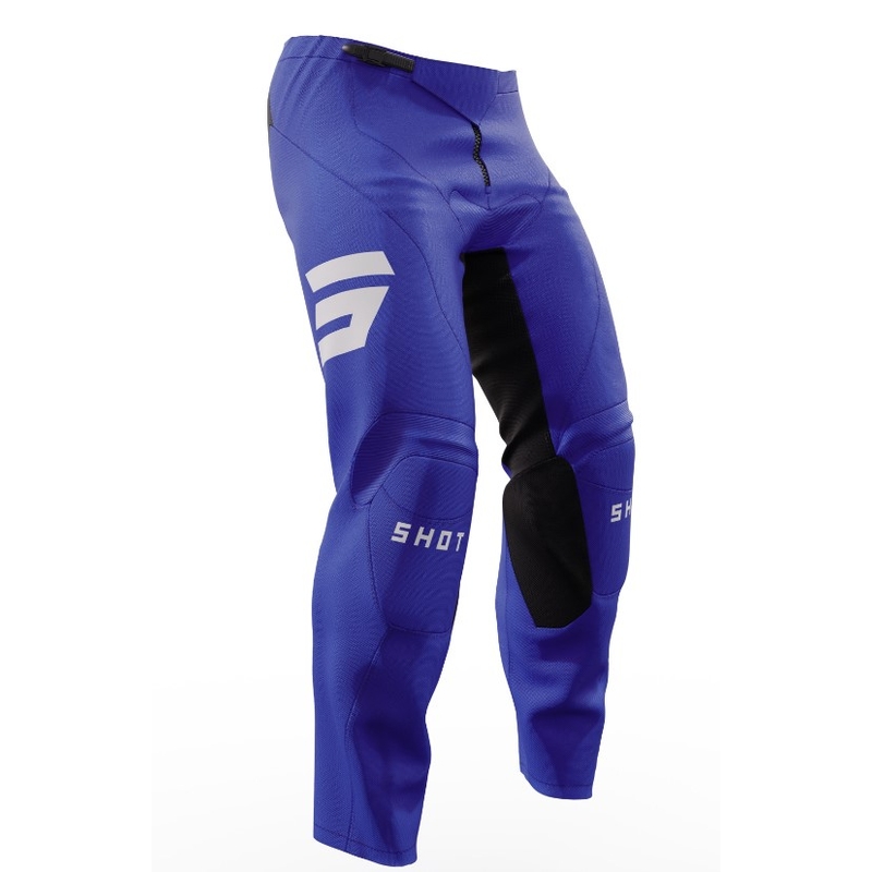 Pantaloni da motocross Shot Raw Escape Nero e Blu Saldi