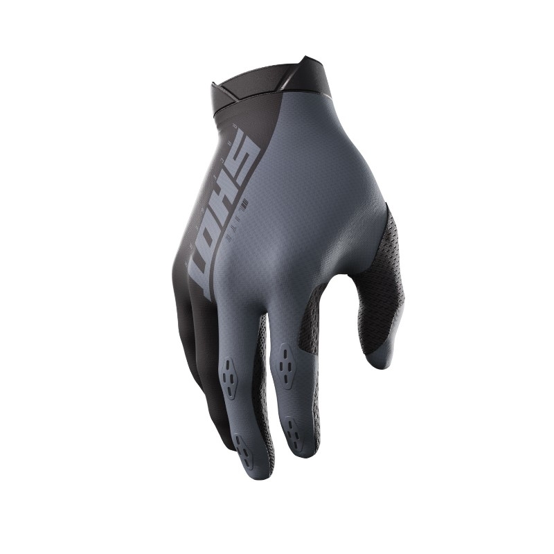 Guanti da motocross Shot Lite nero-grigio Saldi