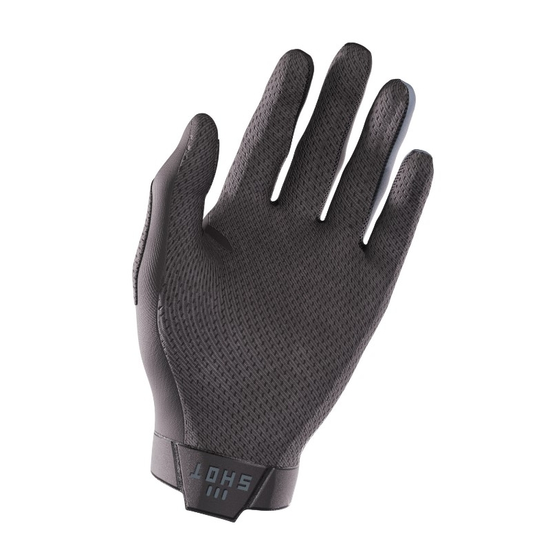 Guanti da motocross Shot Lite nero-grigio Saldi