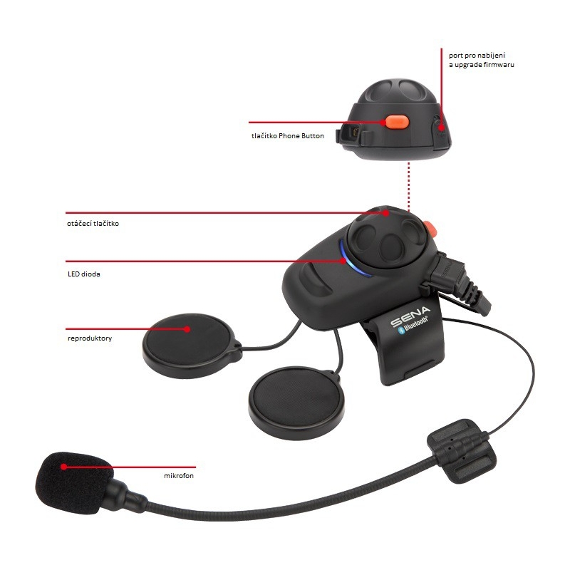 Auricolare vivavoce Bluetooth SENA SMH5