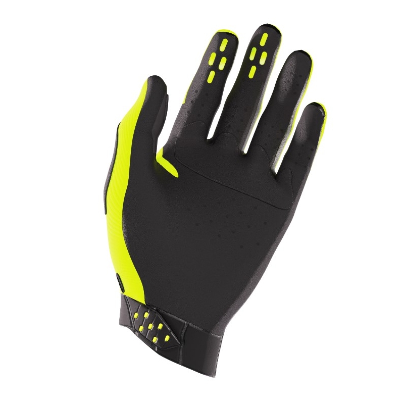 Guanti da motocross Shot Race nero-giallo fluo Saldi