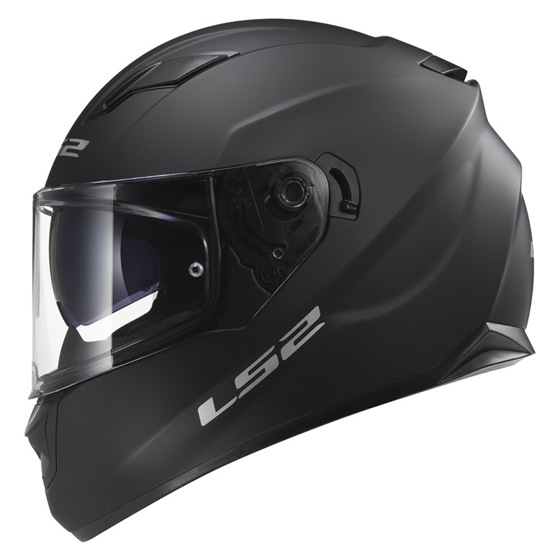 LS2 FF320 Stream EVO casco moto integrale nero opaco