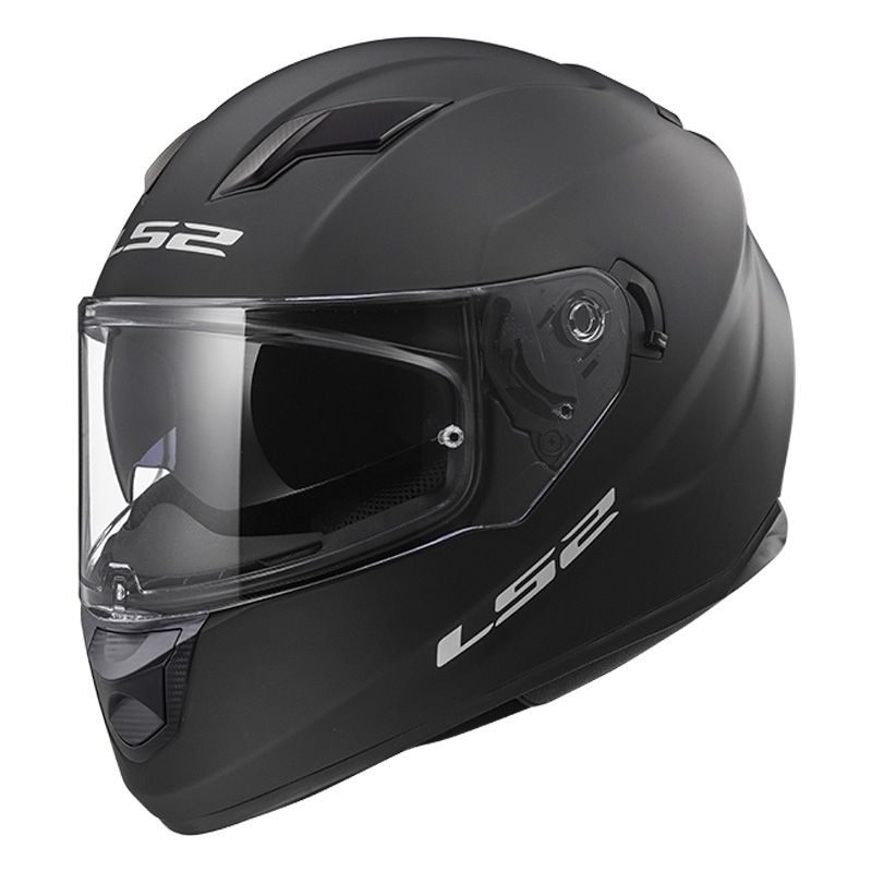 LS2 FF320 Stream EVO casco moto integrale nero opaco