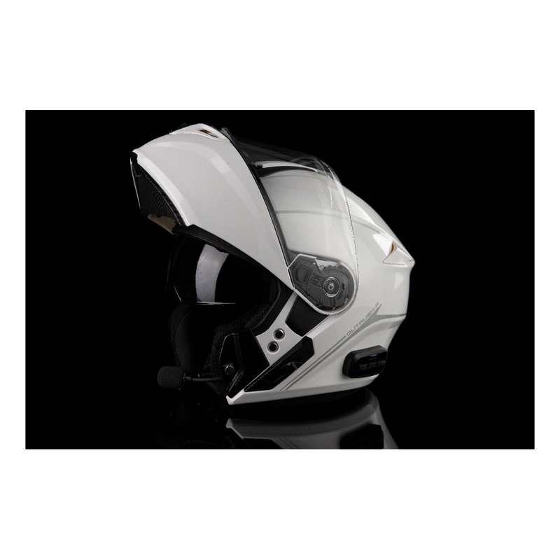 Casco con cuffia SENA Outrush R bianco lucido
