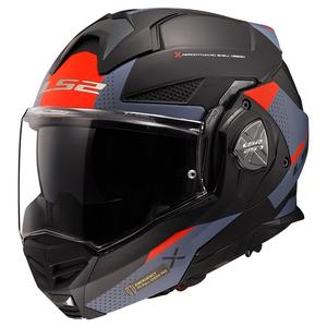 LS2 FF901 Casco moto ribaltabile Advant X Oblivion nero-blu-rosso