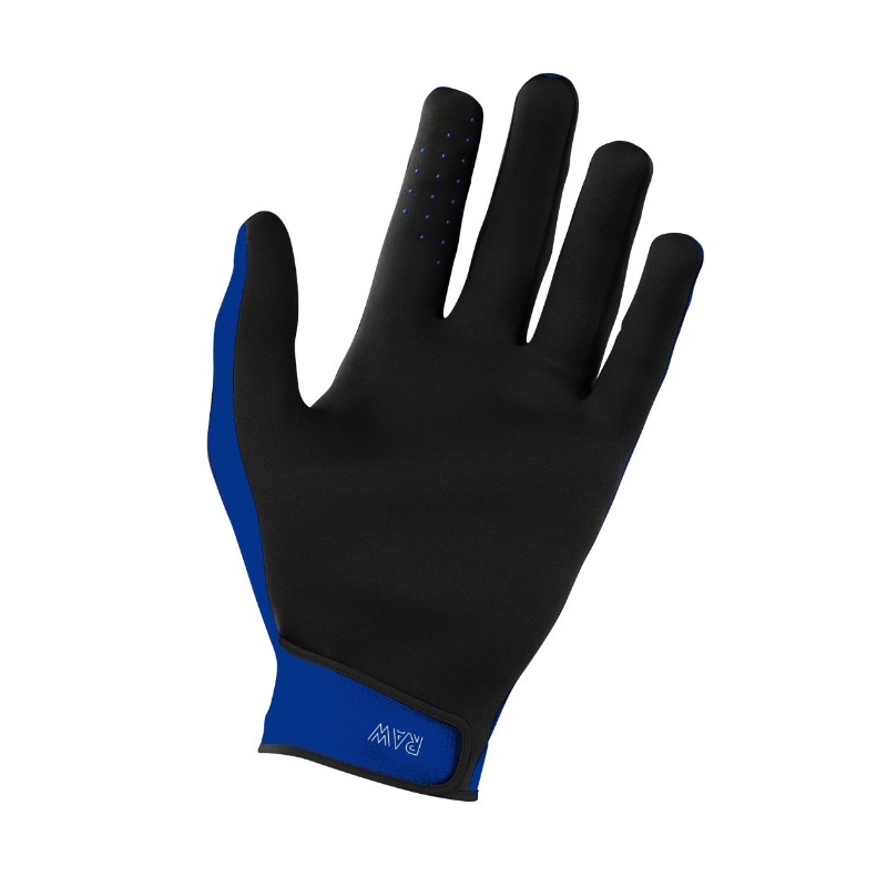 Guanti da motocross Shot Raw nero-bianco-blu Saldi