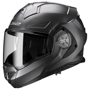 Casco moto LS2 FF901 Advant X Solid in titanio opaco, ribaltabile