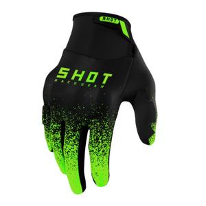 Guanti da motocross Shot Drift Edge 2.0 nero-verde