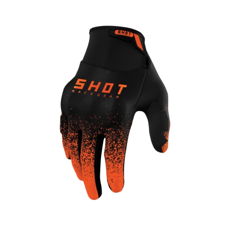 Guanti da motocross Shot Drift Edge 2.0 nero-arancione