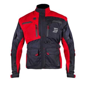 Giacca moto Shot Racetech nera e rossa