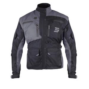 Giacca moto Shot Racetech nero-grigio