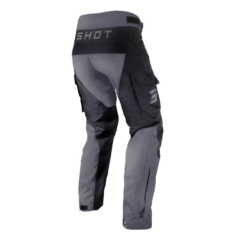 Pantaloni da moto Shot Racetech neri e grigi