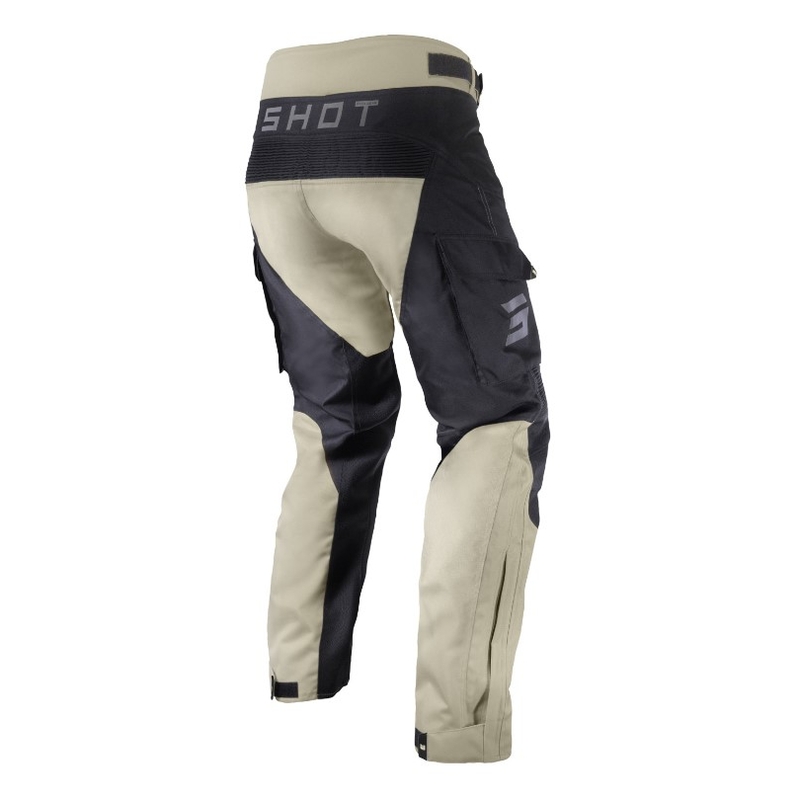 Pantaloni da moto Shot Racetech neri e beige Saldi