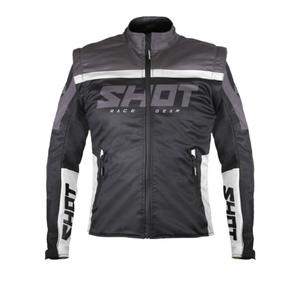 Giacca softshell Shot Softshell Lite 2.0 bianco e nero Saldi