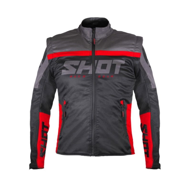 Softshellová bunda Shot Softshell Lite 2.0 černo-červená