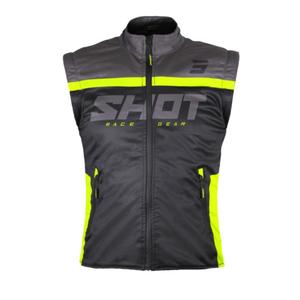 Gilet softshell Shot Bodywarmer Lite 2.0 nero-giallo fluo Saldi