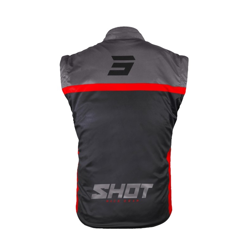 Softshellová vesta Shot Bodywarmer Lite 2.0 černo-červená