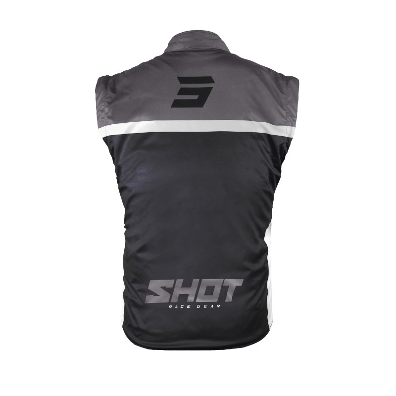 Gilet softshell Shot Bodywarmer Lite 2.0 nero e bianco Saldi