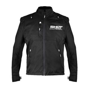 Scatto Contatto Assalto giacca moto bianco e nero Saldi