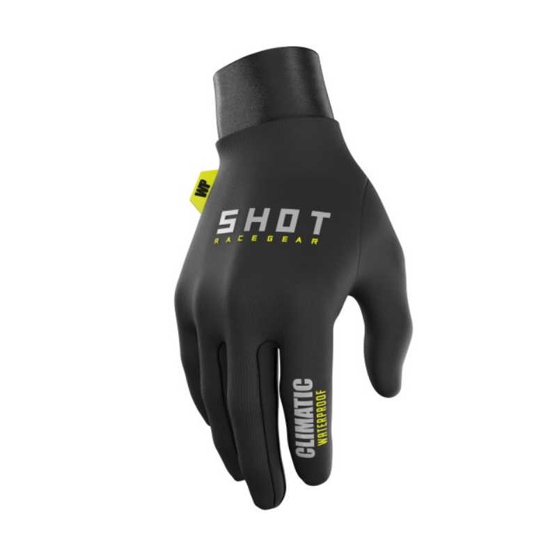 Guanti da motocross Shot Climatic 3.0 nero-giallo fluo