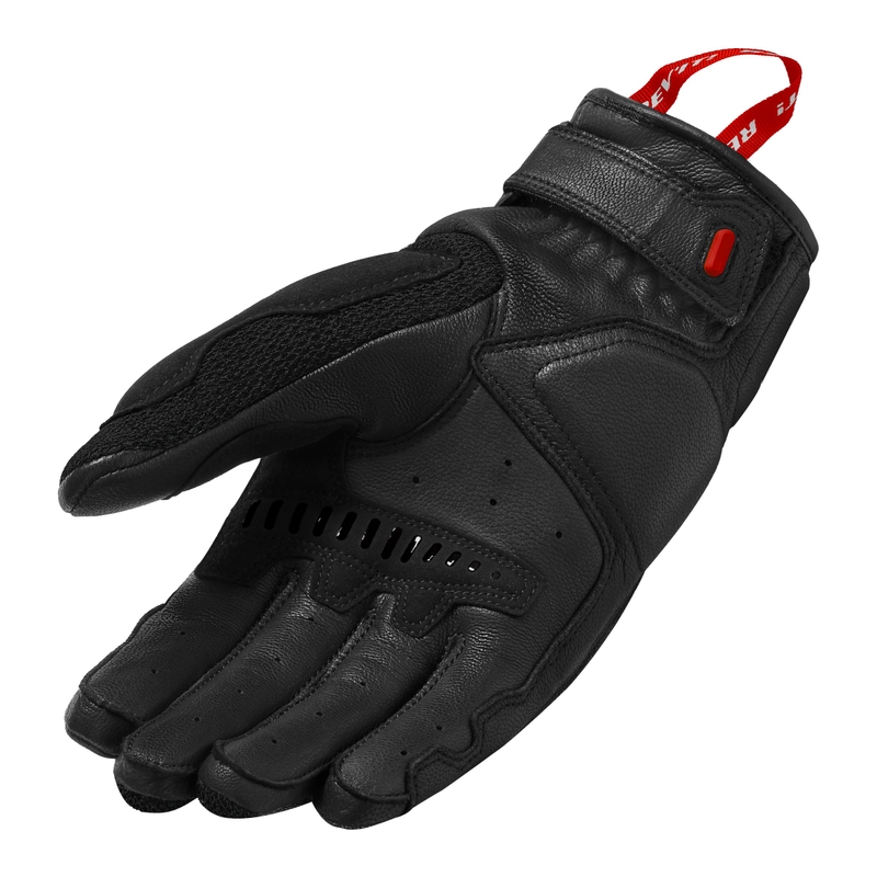 Guanti da moto Revit Duty rossi e neri Saldi