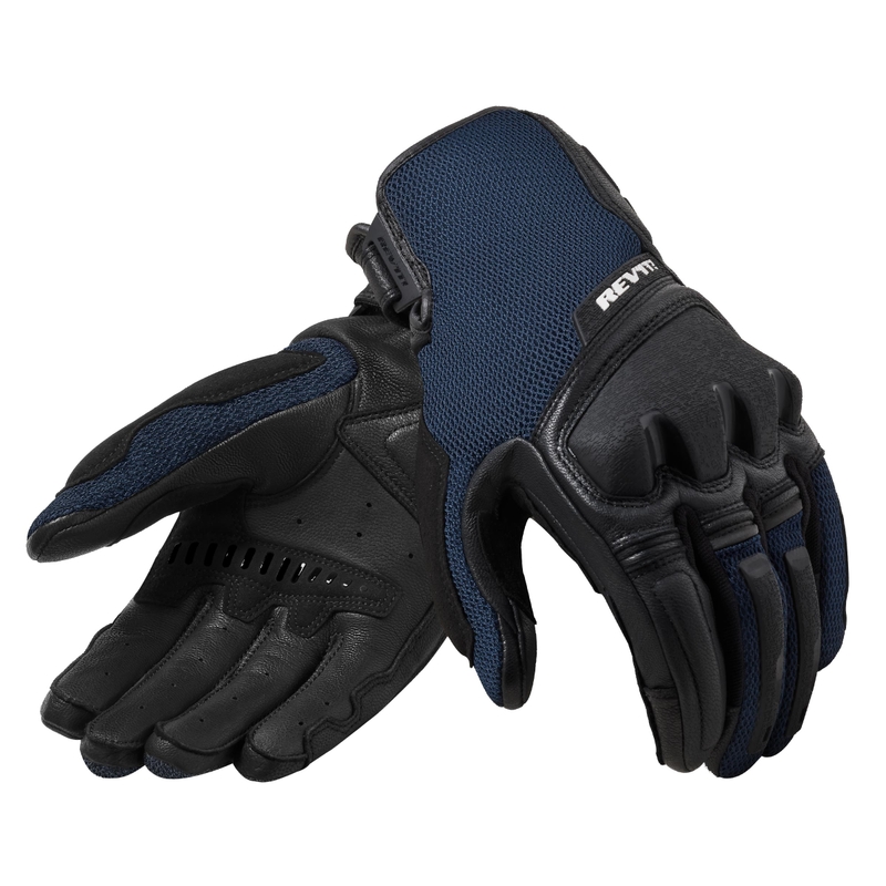 Guanti da moto Revit Duty Nero e Blu Saldi