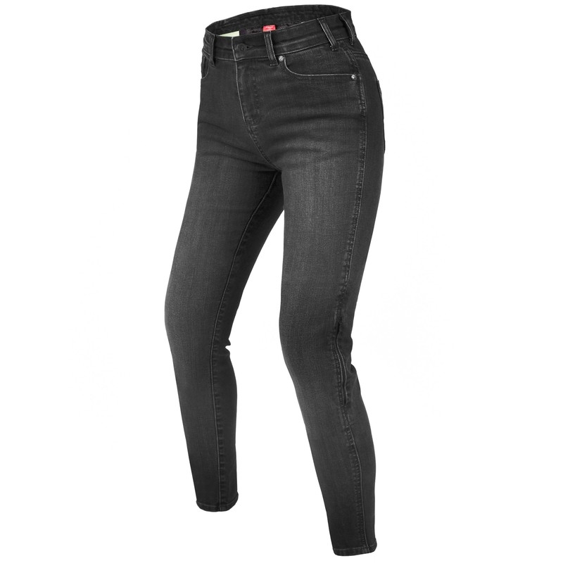 Jeans da moto da donna Rebelhorn Classic III SF lavati neri Saldi
