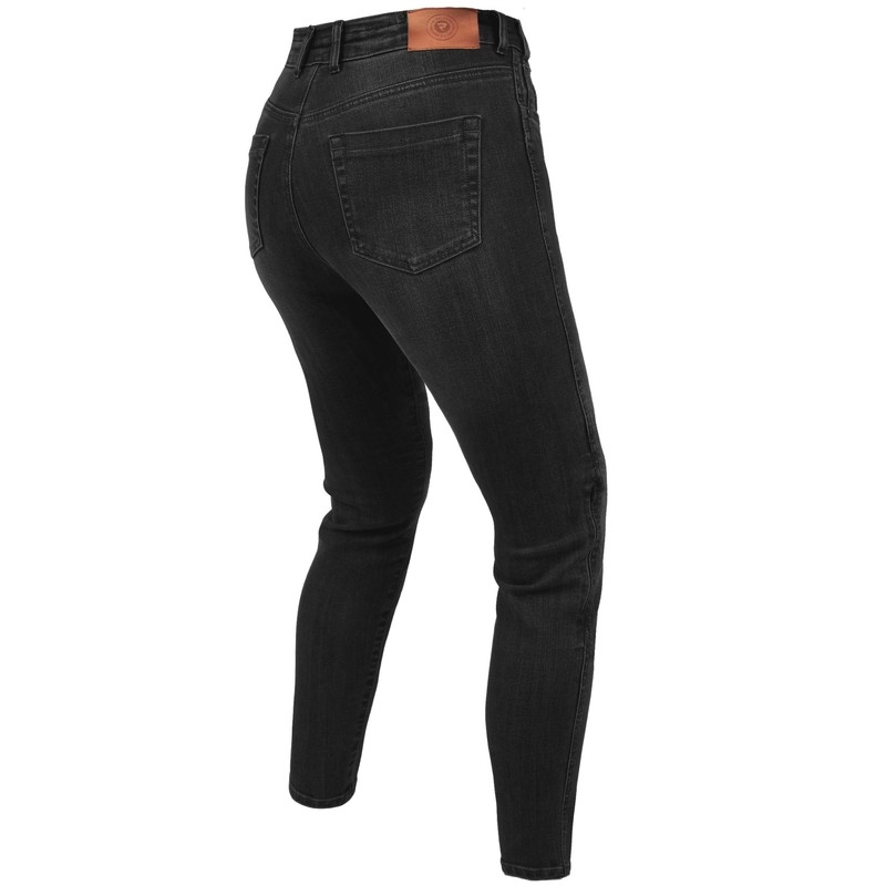 Jeans moto donna Rebelhorn Classic III SF Nero Saldi
