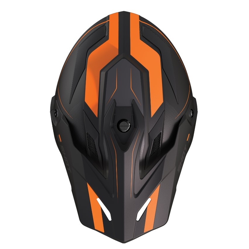 Casco Enduro Shot Trek Rally nero-arancione