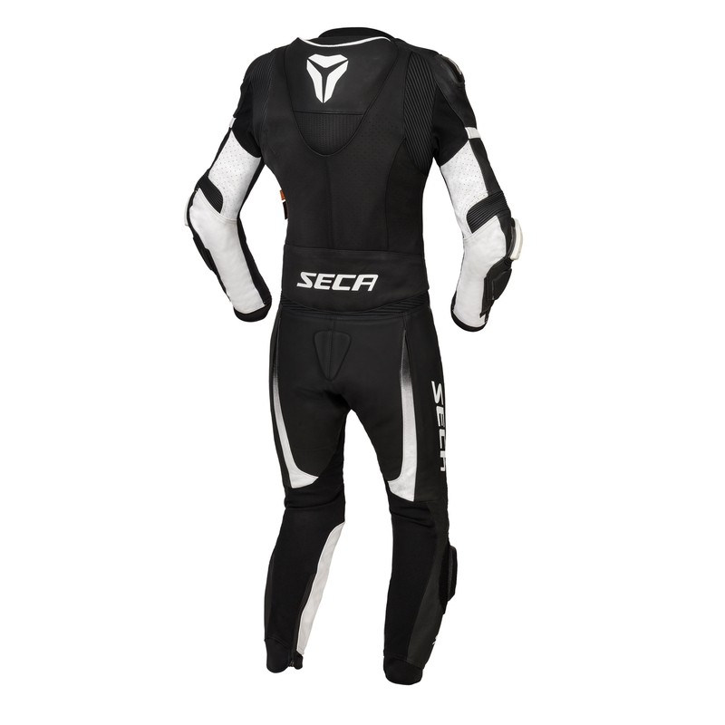 Saldi tuta da moto donna SECA SRS II nero-bianco