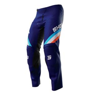 Pantaloni da motocross per bambini Shot Raw Kid Tracer bianco e blu Saldi